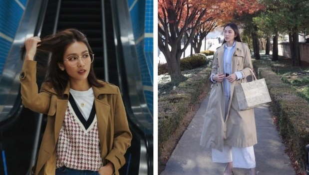 Nhẹ nhàng nhưng không kém phần ấm áp, áo trench coat luôn nằm trong danh sách những kiểu áo khoác 