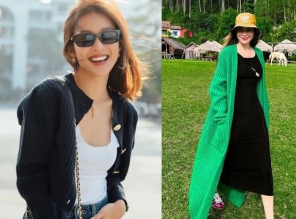 Khi thời tiết không quá lạnh, áo cardigan là lựa chọn lý tưởng để giữ ấm vừa đủ mà vẫn thời trang.