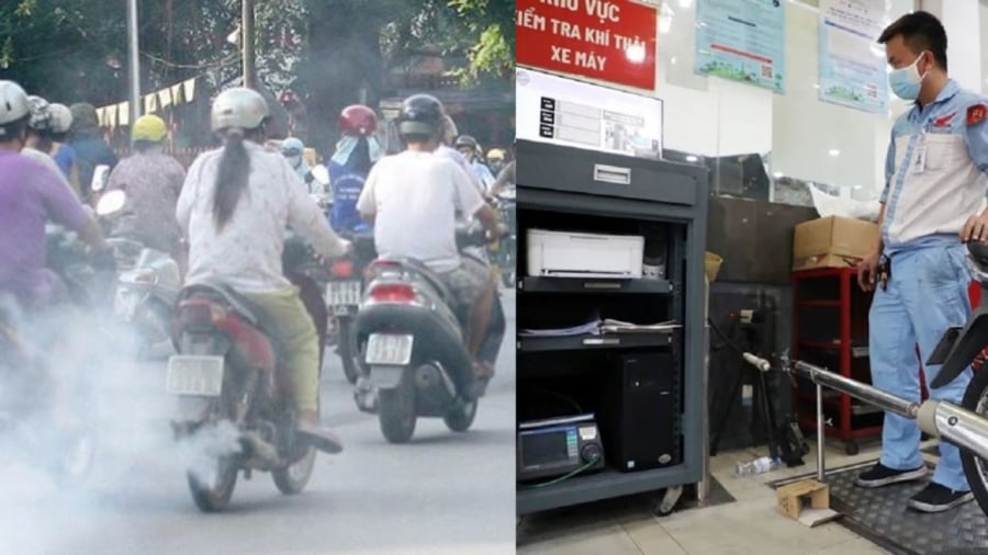 Lộ trình kiểm tra khí thải xe máy đang được xem xét