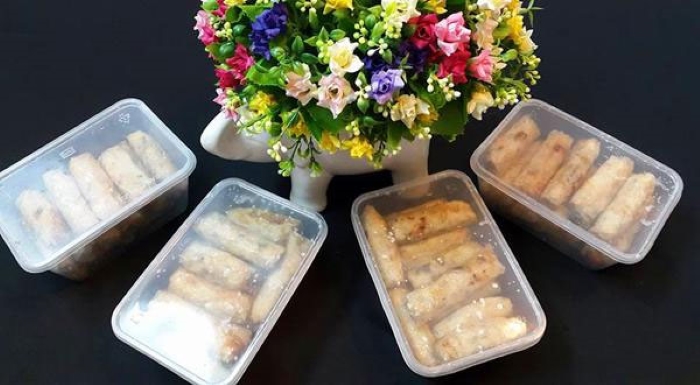 Bảo quản nem đã rán qua trong ngăn mát