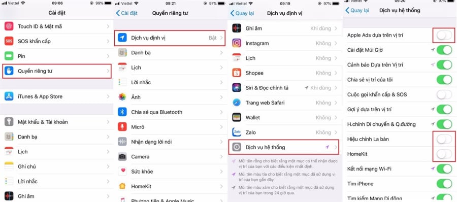 Tắt bỏ ngay tính năng này trên iphone nếu không muốn bị âm thầm theo dõi