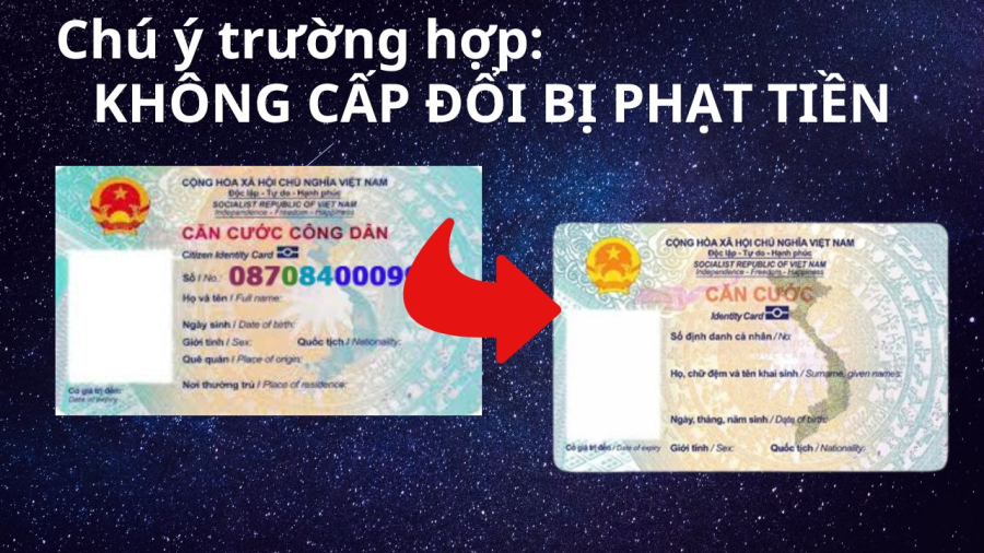 Những trường hợp thuộc diện cấp đổi mà cố tình không cấp đổi sẽ bị phạt