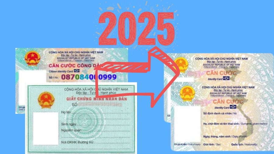 Người dân cần chú ý trường hợp phải cấp đổi cấp lại căn cước