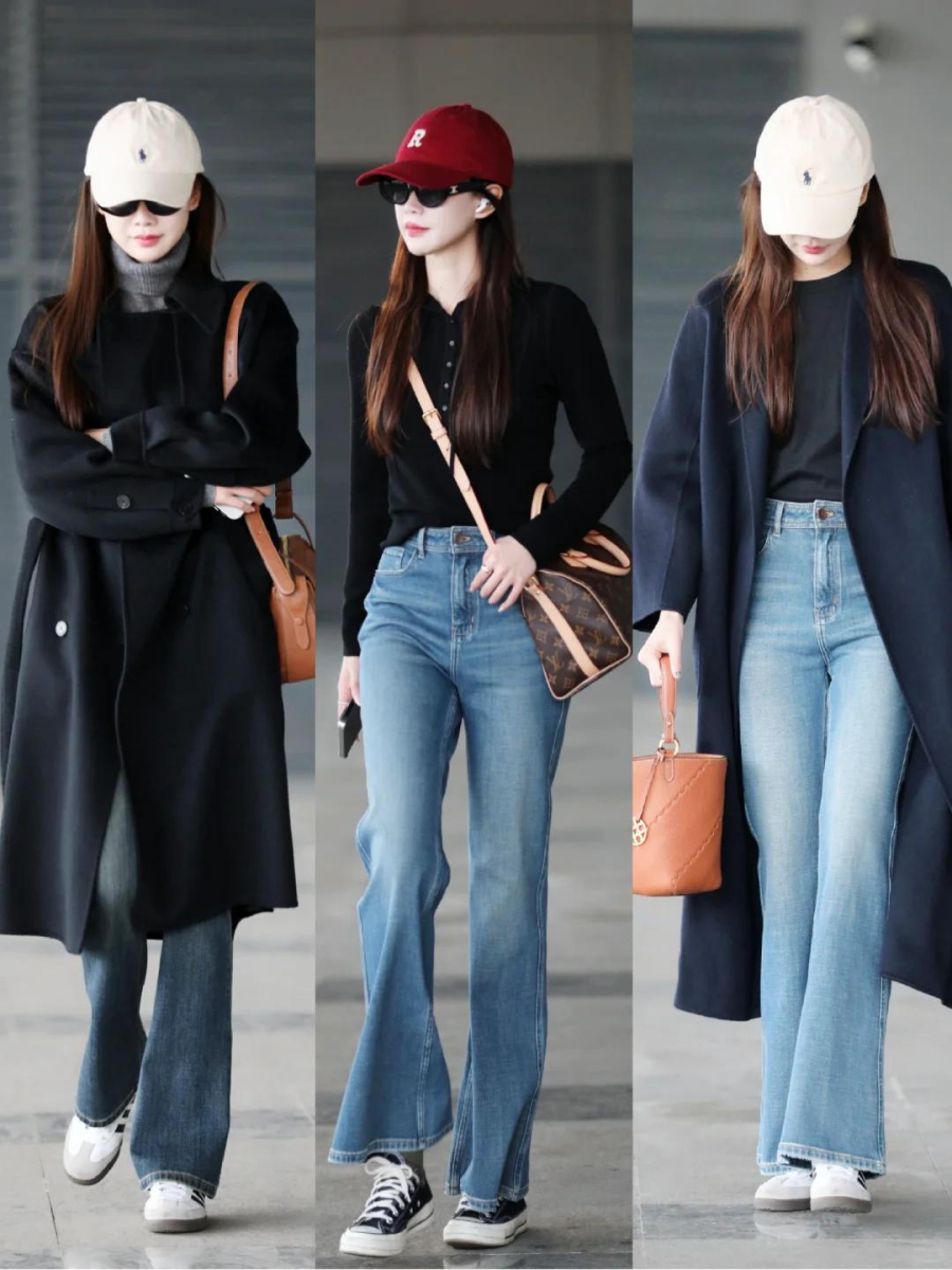 Một chiếc áo len ôm sát, kết hợp cùng quần jeans cạp cao là sự lựa chọn tuyệt vời cho những ngày lạnh