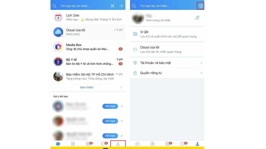 Trạng thái đã xem trên Zalo
