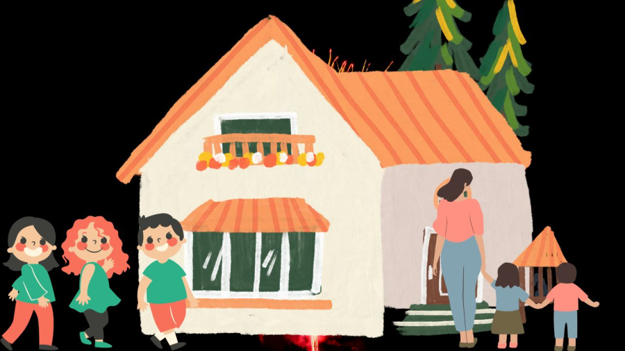 Trẻ tới chơi mang lại may mắn