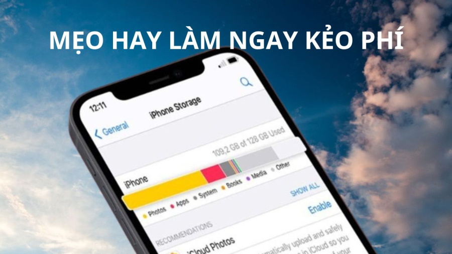 Điện thoại có nhiều lý do bị đầy bộ nhớ