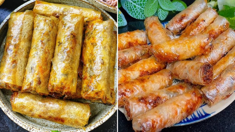 Tùy vào sở thích, bạn có thể chọn loại vỏ bánh đa nem phù hợp để làm nem rán.