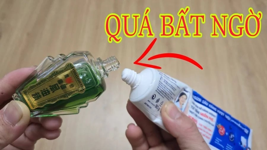 Đem kem đánh răng trộn với dầu gió: Nam hay nữ dùng đều tiện