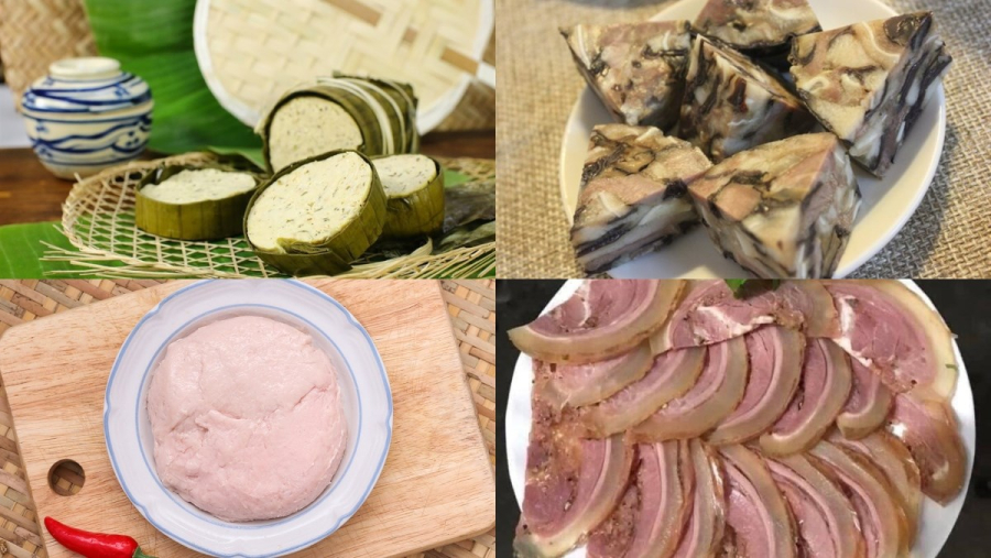 Giò lụa và giò bê