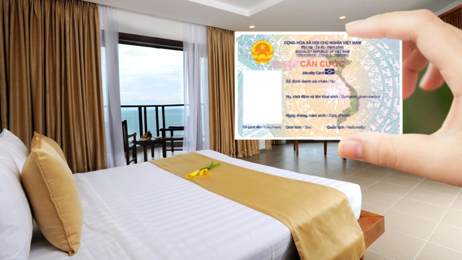 Nhà nghỉ, khách sạn hoặc các đơn vị kinh doanh dịch vụ lưu trú chỉ có quyền kiểm tra căn cước công dân, thẻ căn cước để ghi thông tin chứ không được giữ các giấy tờ này.