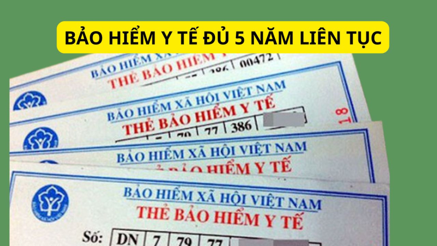 BHYT đủ 5 năm liên tục sẽ có thêm quyền lợi khi số tiền cùng chi trả lớn hơn 6 lần tham chiếu
