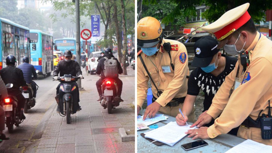 Duy nhất 1 trường hợp đi xe máy trên vỉa hè mà không bị CSGT xử phạt