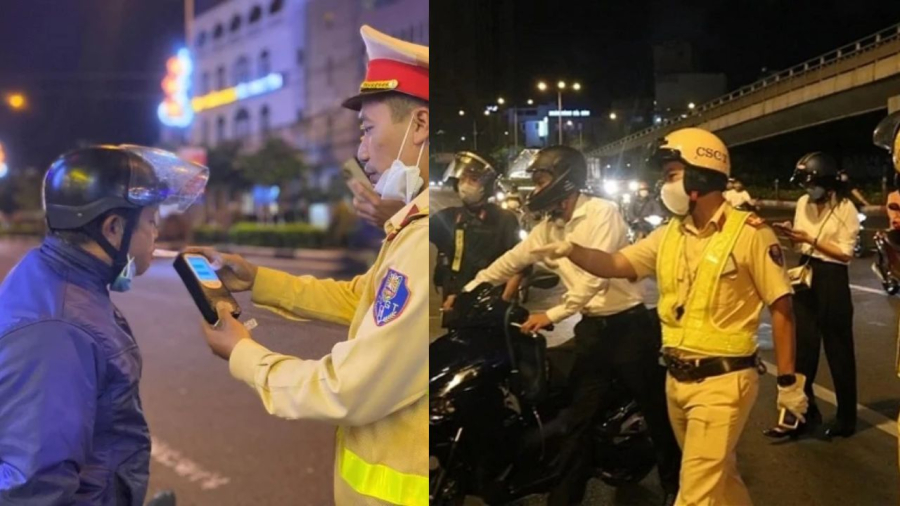 Người đi xe máy vi phạm nồng độ cồn sẽ bị phạt nặng hơn trước đây nhiều