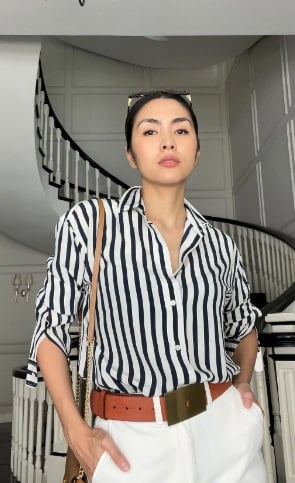 Áo sơ mi kẻ sọc là món đồ vượt thời gian.