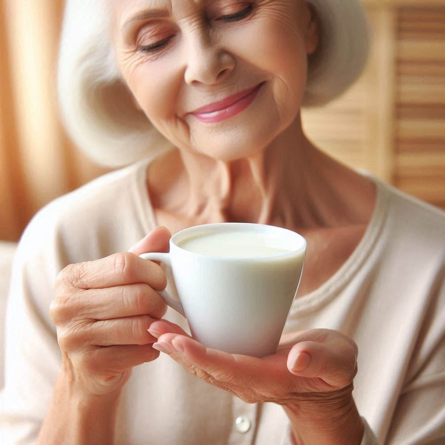 Khởi đầu ngày mới với một ly sữa ít béo được bổ sung vitamin D là một lựa chọn tuyệt vời