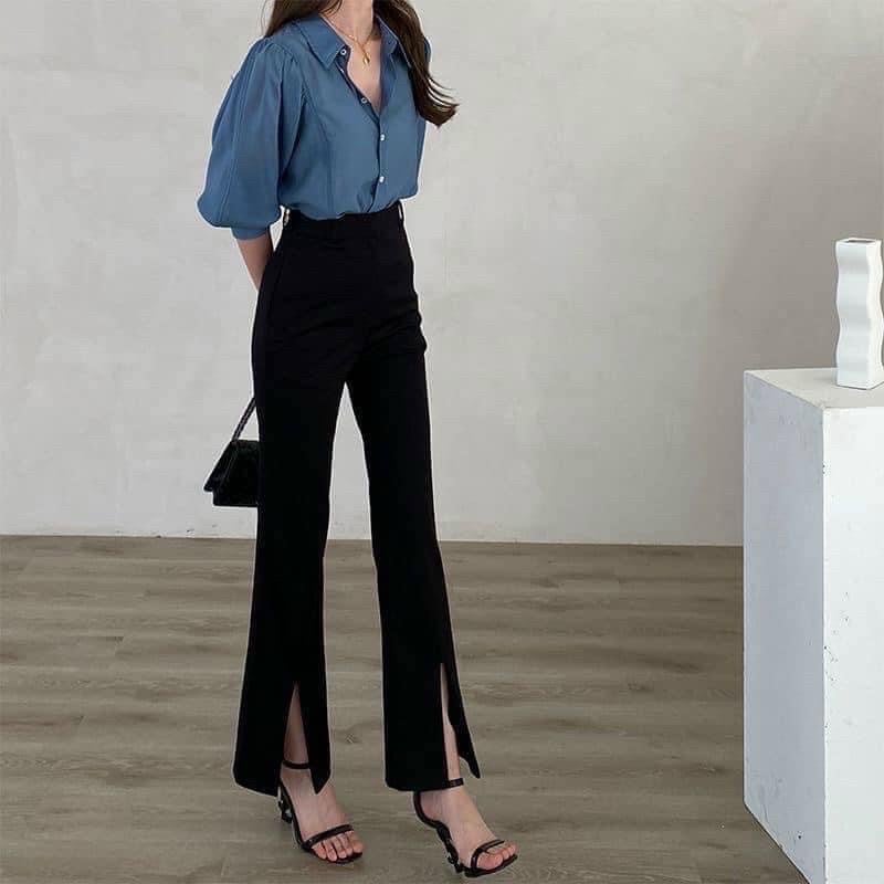Những nàng thấp bé nên chọn quần ống loe vừa phải, có độ dài phù hợp để giúp Sh88bet đăng ký miễn phí cân đối hơn.
