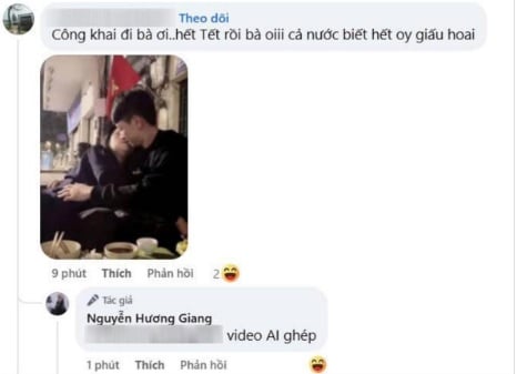 Hương Giang chỉ đưa ra phản hồi: 