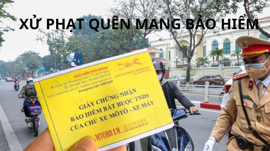 Theo quy định quên mang cũng bị xử phạt