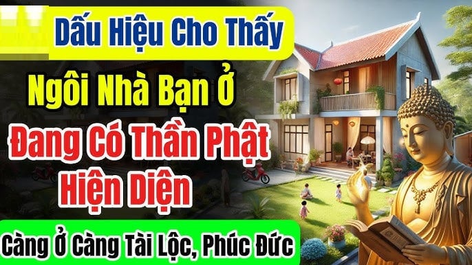 Nhà có 4 dấu hiệu là Phúc - Đức -Tài- Lộc tề tựu, con cháu hưởng lộc quanh năm