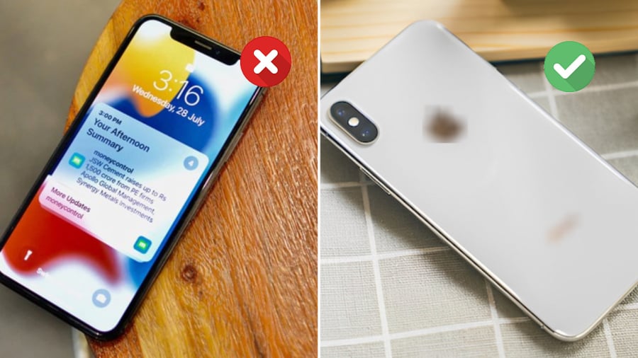 Úp màn hình điện thoại xuống mặt bàn mang lại khá nhiều lợi ích.