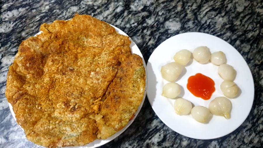 Bánh chưng dằm chiên nước lọc