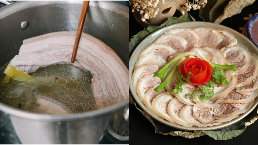 Cách luộc thịt lợn ngon