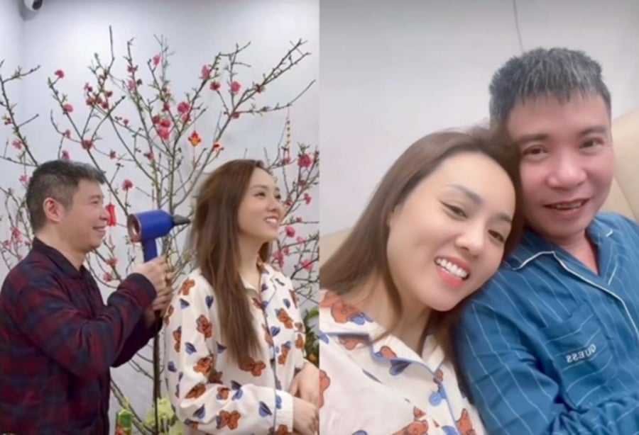 Bà xã NS Công Lý hạnh phúc khoe được chồng tự tay làm điều này