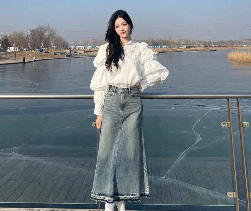 Chân váy denim là lựa chọn hoàn hảo cho những ai muốn 