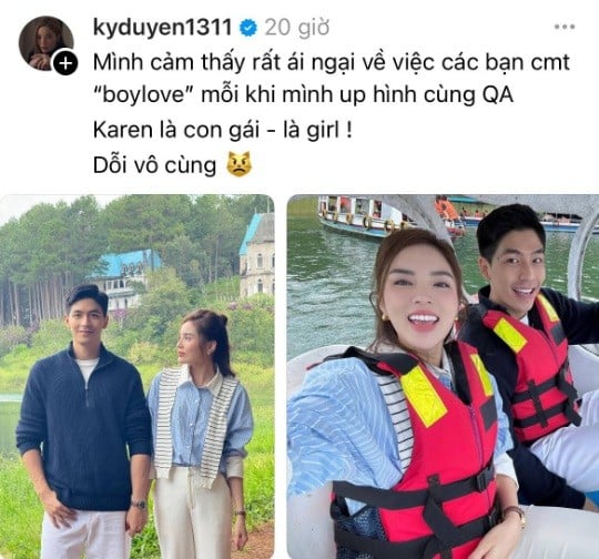 Kỳ Duyên lên tiếng khi bị đọc được những bình luận kém duyên về giới tính