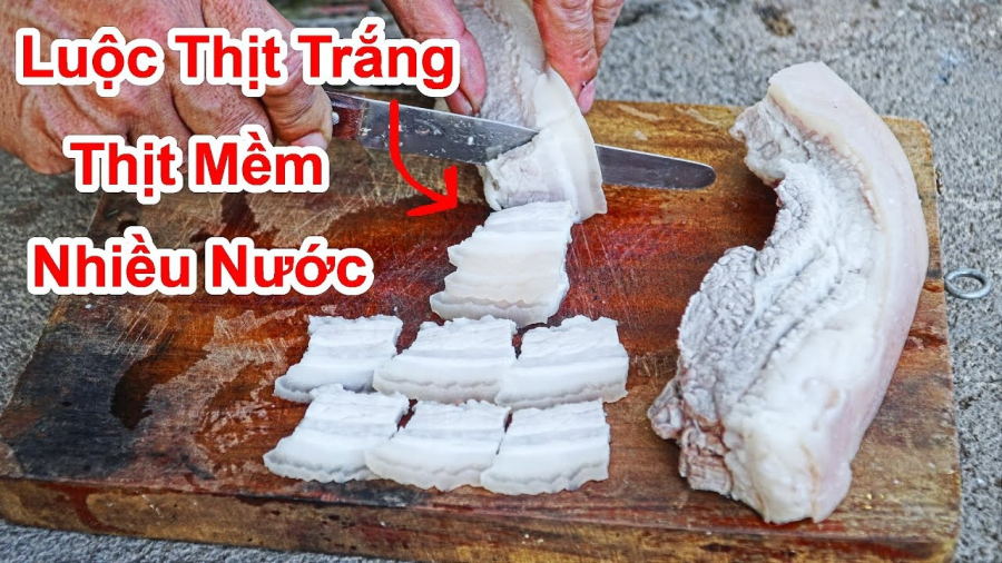 Luộc thịt lợn chín ngoài- trong đỏ, thêm 1 bước này thịt không khứa vẫn chín đều, ngọt đậm