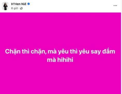 H'Hen Niê lên tiếng về việc chặn chồng trên mạng xã hội  