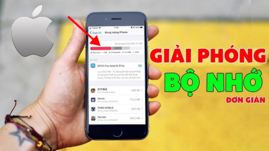 Điện thoại đơ - giật do đầy bộ nhớ: Ấn 1 nút này là giải phóng ngay 95% dung lượng ngay