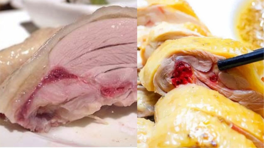 Thịt gà mà treo lên sẽ nhanh khô da không hấp dẫn