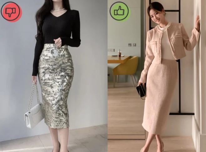 Những thiết kế ánh bạc có thể trông bắt mắt nhưng lại dễ làm mất đi sự trang nhã, thanh lịch.