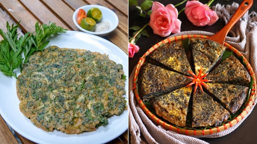 Bạn có thể rán trứng cùng lá ngải cứu, lá mơ hoặc một số loại lá khác để tạo ra Shbet0099 cá cược trực tuyến có hương vị độc đáo, hấp dẫn.