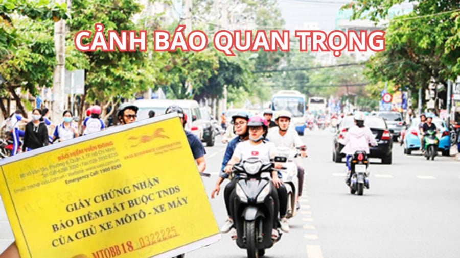 Mua bảo hiểm xe máy mà sai loại, quên mang, để hỏng rách vẫn bị phạt