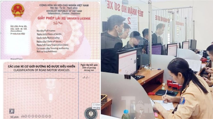 Giấy phép lái xe được Bộ Công an cấp từ 1/3/2025 có thay đổi hình thức so với mẫu cũ