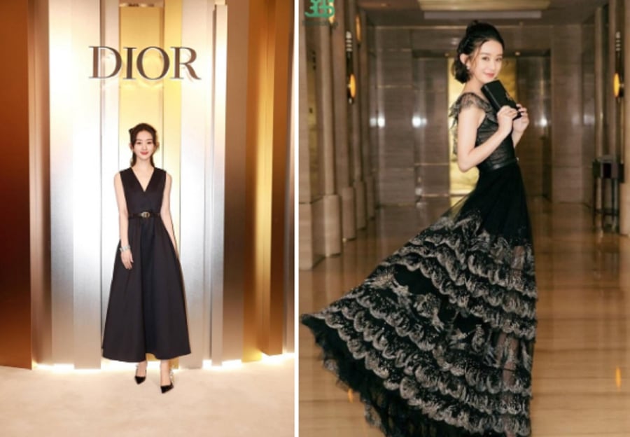 Dù là đại diện của Dior tại Trung Quốc, mỹ nhân sinh năm 1987 vẫn thường xuyên bị nhận xét diện đồ hiệu không đẹp