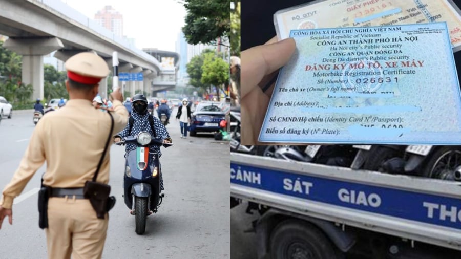 Đăng ký xe là giấy tờ buộc phải có khi lái xe ra đường