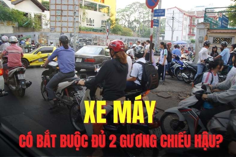 Trường hợp, xe máy không có gương chiếu hậu bên trái hoặc có nhưng không có tác dụng sẽ bị phạt tiền từ 400.000 đồng đến 600.000 đồng.