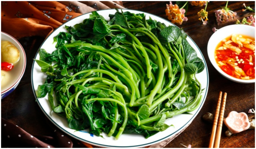 Cách luộc rau xanh mướt mượt