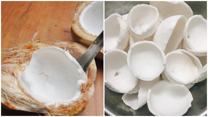 Cách bổ dừa lấy cơm siêu đơn giản, phụ nữ cũng làm ngon ơ