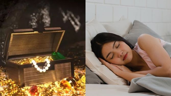 Mơ thấy kho báu may mắn