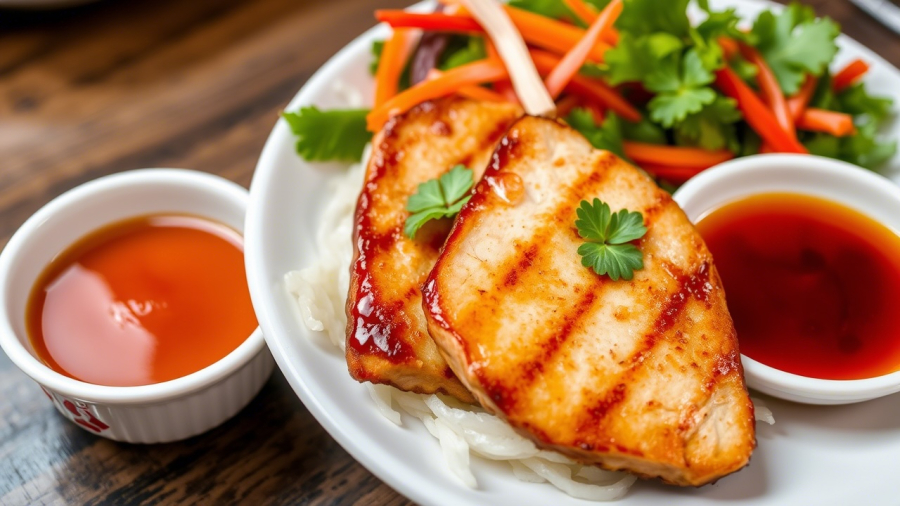 Bạn có thể thử làm steak thăn lợn kiểu Tây, ướp thịt với tỏi, tiêu đen và thảo mộc rồi áp chảo vừa tới