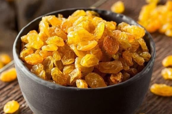 Nho khô là một thực phẩm tuyệt vời cho gan. 