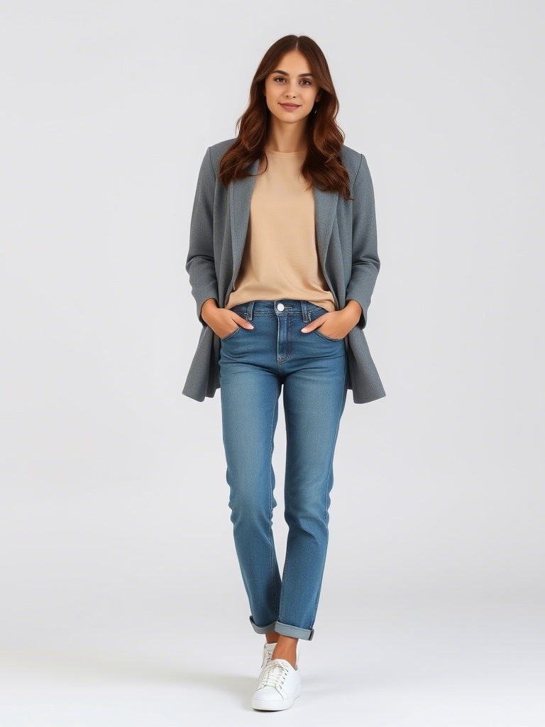 Áo thun + Blazer