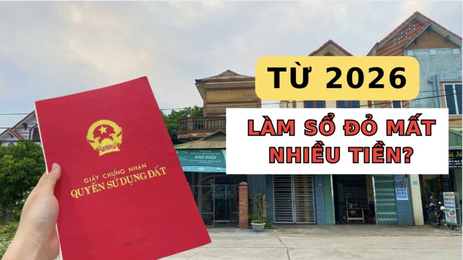 Do ảnh hưởng của việc ban hành bảng giá đất hàng năm nên nếu người dân làm Sổ đỏ ngay trong năm nay có thể tiết kiệm đến hàng trăm triệu đồng.