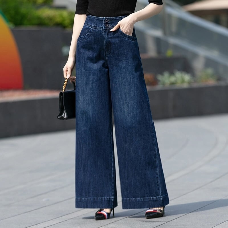 Quần ống rộng (wide-leg pants) đã trở thành một biểu tượng thời trang bền vững qua nhiều thập kỷ