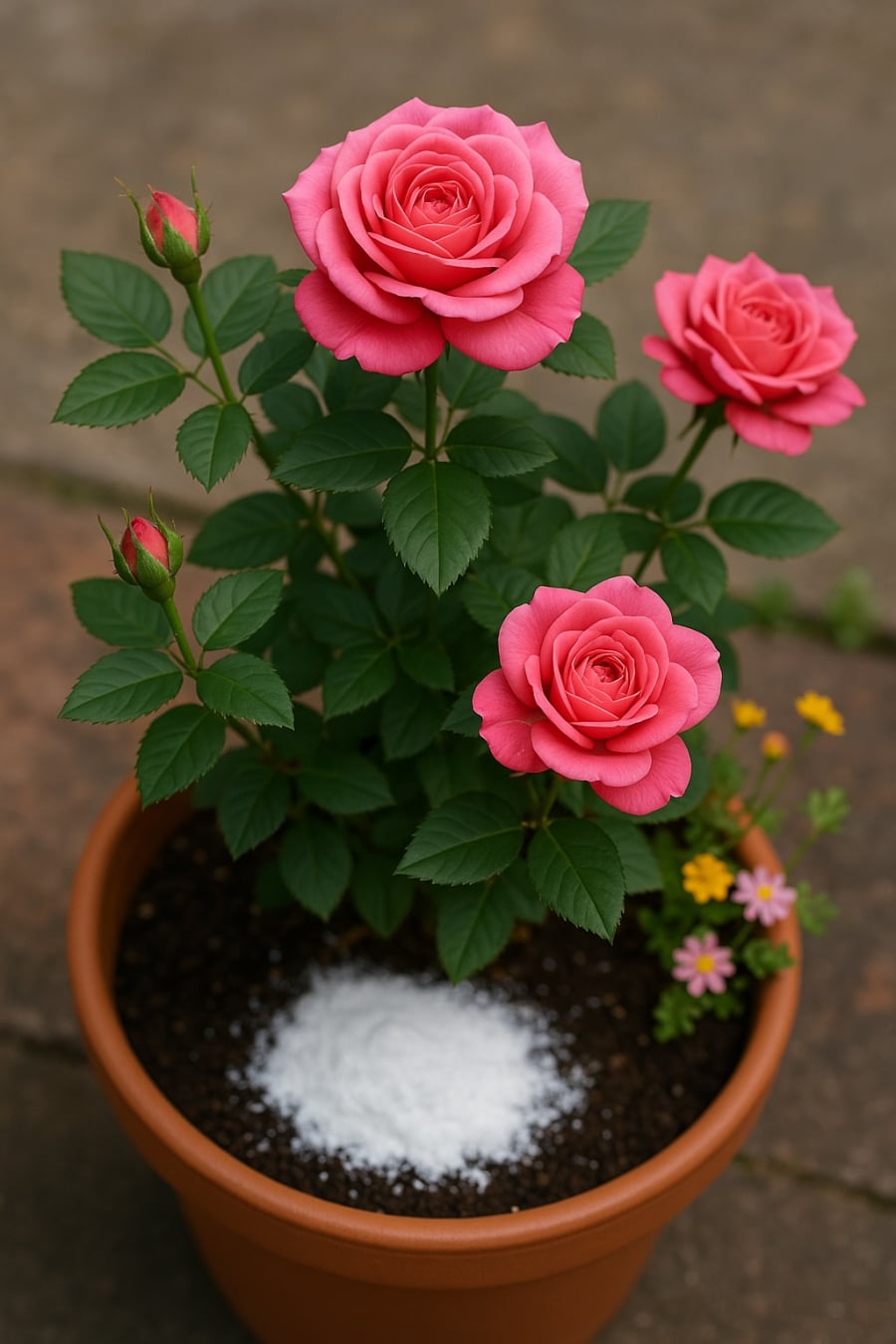 Baking soda chứa natri bicarbonate – một hợp chất có tính kiềm nhẹ. Khi sử dụng đúng cách, nó có thể giúp cây phát triển mạnh mẽ hơn, kích thích quá trình ra chồi và hoa